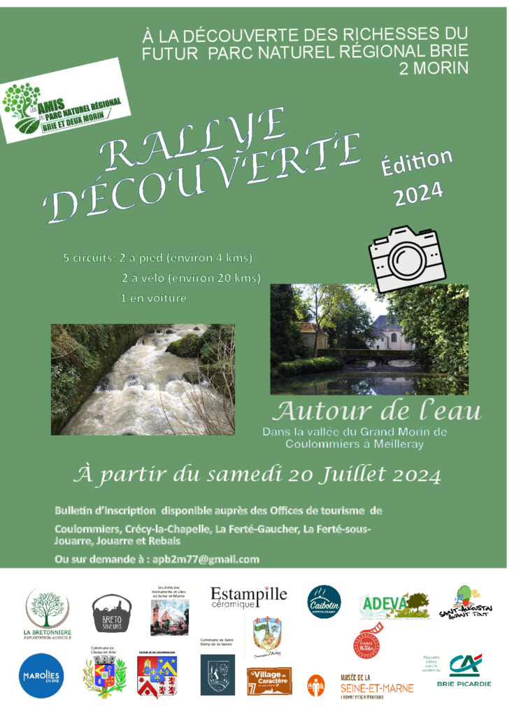 Dépliant rallye photo 2024