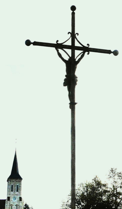 St Denis lès Rebais - du cimetière à l'église